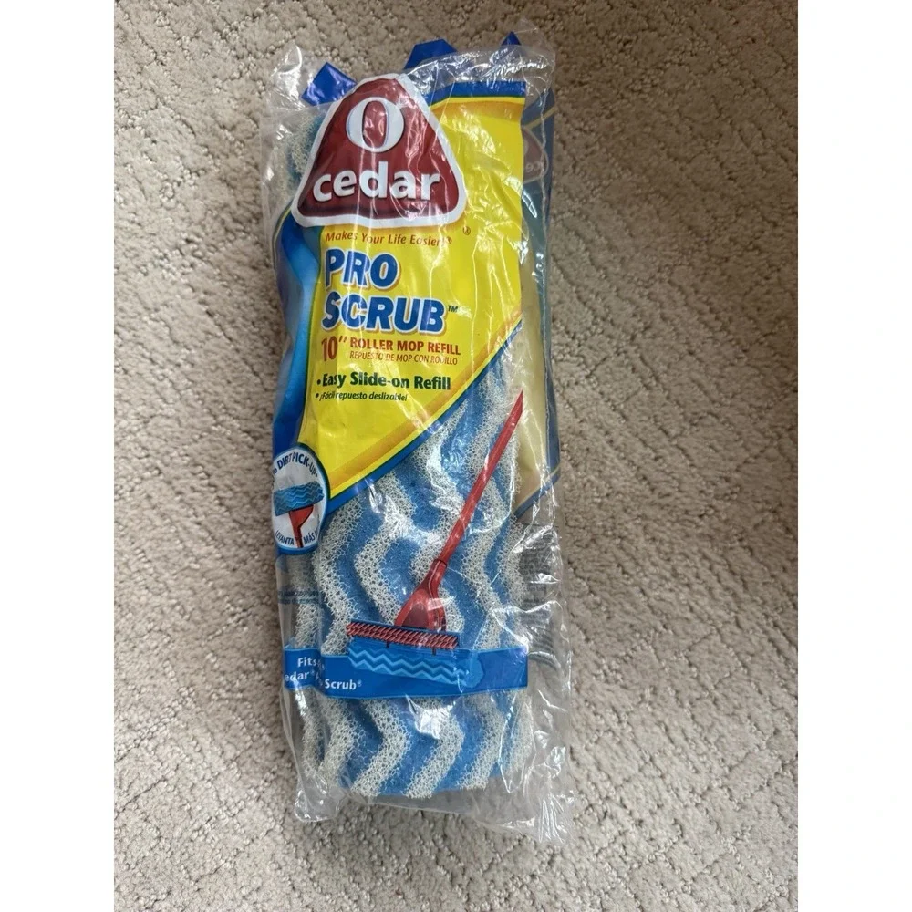 O Cedar Pro Scrub Roller Mop Refill 10